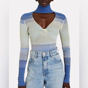 Jonathan Simkhai Kat Space Dye Cutout Sweater